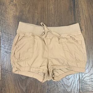 Baby Gap khaki/Tan Pull Up Shorts